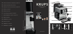 Manuale Krups EA8340 Macchina per espresso