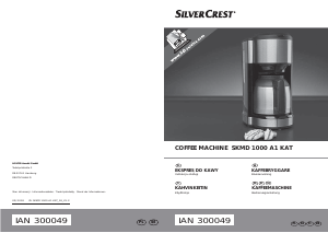 Bedienungsanleitung SilverCrest IAN 300049 Kaffeemaschine