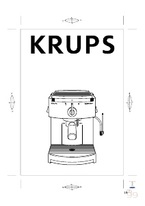 Mode d’emploi Krups F893 Machine à expresso
