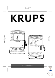 Mode d’emploi Krups FNC1 Machine à expresso