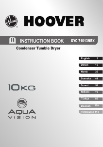 Manuale Hoover DYC 71013 NBX-S Asciugatrice