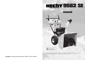 Bedienungsanleitung Hecht 9562SE Schneefräse