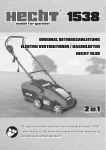 Bedienungsanleitung Hecht 1538 Vertikutierer