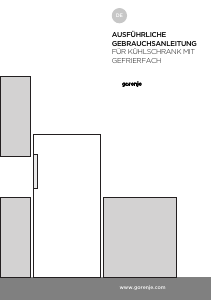 Bedienungsanleitung Gorenje RB6153B Kühlschrank