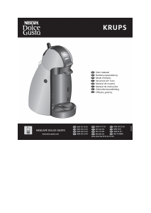 Bedienungsanleitung Krups KP1009 Nescafe Dolce Gusto Espressomaschine