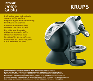 Handleiding Krups KP2000 Nescafe Dolce Gusto Espresso-apparaat