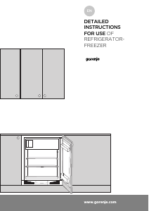 Manual Gorenje RBIU6F091AWUK Refrigerator