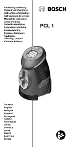 Handleiding Bosch PCL 1 Afstandsmeter