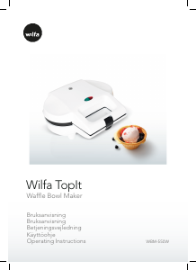 Bruksanvisning Wilfa WBM-550W TopIt Våffeljärn