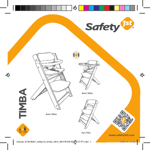 Bruksanvisning Safety1st Timba Barnmatstol