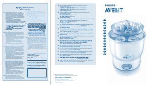 Manual Philips SCF276 Avent Esterilizador