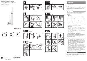 Manuale Philips BRP535 Epilatore