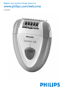 Mode d’emploi Philips HP6409 Epilateur