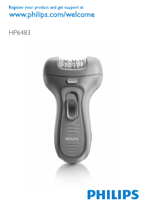 Mode d’emploi Philips HP6483 Epilateur