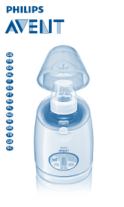 Bruksanvisning Philips SCF260 Avent Flaskvärmare