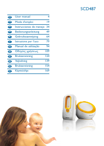 Manuale Philips SCD487 Baby monitor