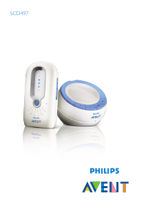 Mode d’emploi Philips SCD497 Avent Ecoute-bébé