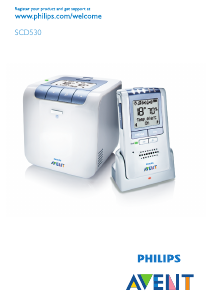 Mode d’emploi Philips SCD530 Avent Ecoute-bébé