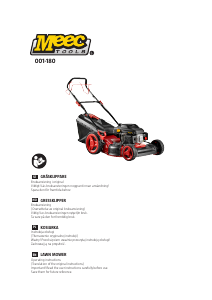 Manual Meec Tools 001-180 Lawn Mower