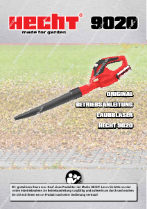 Bedienungsanleitung Hecht 9020 Laubblaser