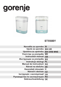 Manual Gorenje ST550BY Sterilizator