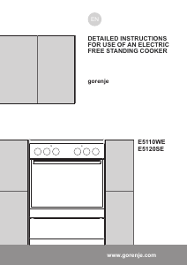 Handleiding Gorenje E5120SE Fornuis