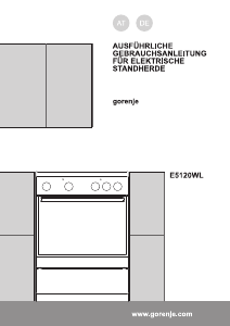 Bedienungsanleitung Gorenje E5120WL Herd
