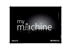 Mode d’emploi Krups XN8105 Gran Maestria Nespresso Machine à expresso
