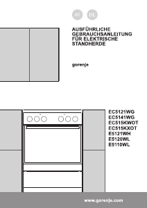 Bedienungsanleitung Gorenje EC5141WG Herd