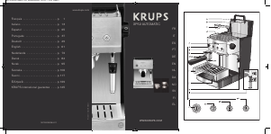 Bruksanvisning Krups XP5210 Espressomaskin