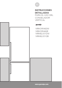 Manual de uso Gorenje NRK612ORAB Frigorífico combinado