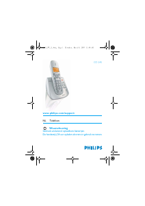 Handleiding Philips CD2453S Draadloze telefoon