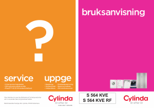 Bruksanvisning Cylinda S 564 KVE Spis