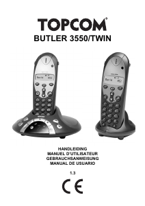 Handleiding Topcom Butler 3550 Draadloze telefoon