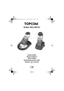 Bruksanvisning Topcom Butler 4011C Trådlös telefon