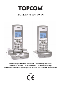Handleiding Topcom Butler 4810+ Draadloze telefoon