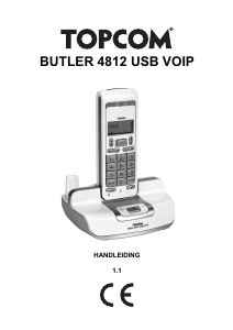 Handleiding Topcom Butler 4812 Draadloze telefoon