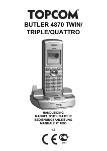 Handleiding Topcom Butler 4870 Draadloze telefoon