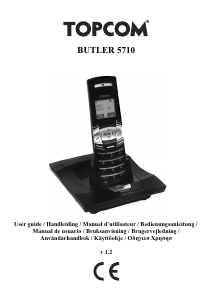 Handleiding Topcom Butler 5710 Draadloze telefoon