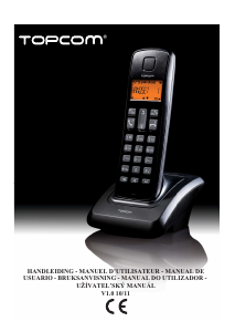 Mode d’emploi Topcom Butler E700 Téléphone sans fil