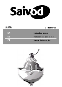 Manual de uso Saivod CT186NFW Frigorífico combinado