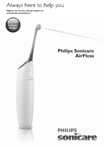 Manual de uso Philips HX8271 Sonicare Irrigador bucal