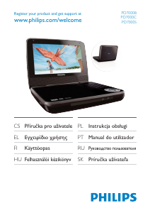 Manuál Philips PD7000S Přehrávač DVD