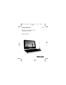 Mode d’emploi Philips PET1035 Lecteur DVD