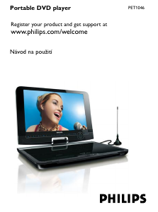 Manuál Philips PET1046 Přehrávač DVD