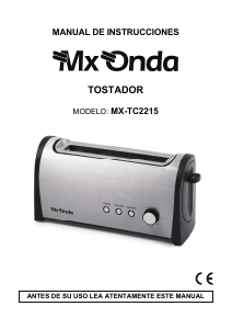 Manual MX Onda MX-TC2215 Torradeira