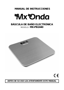 Manual MX Onda MX-PB2440 Balança