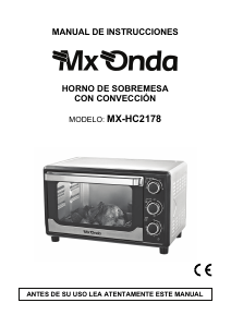 Manual MX Onda MX-HC2178 Oven