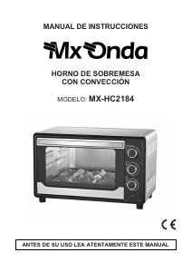 Manual MX Onda MX-HC2184 Oven