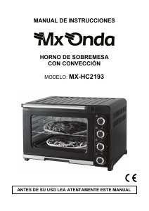 Manual MX Onda MX-HC2193 Oven